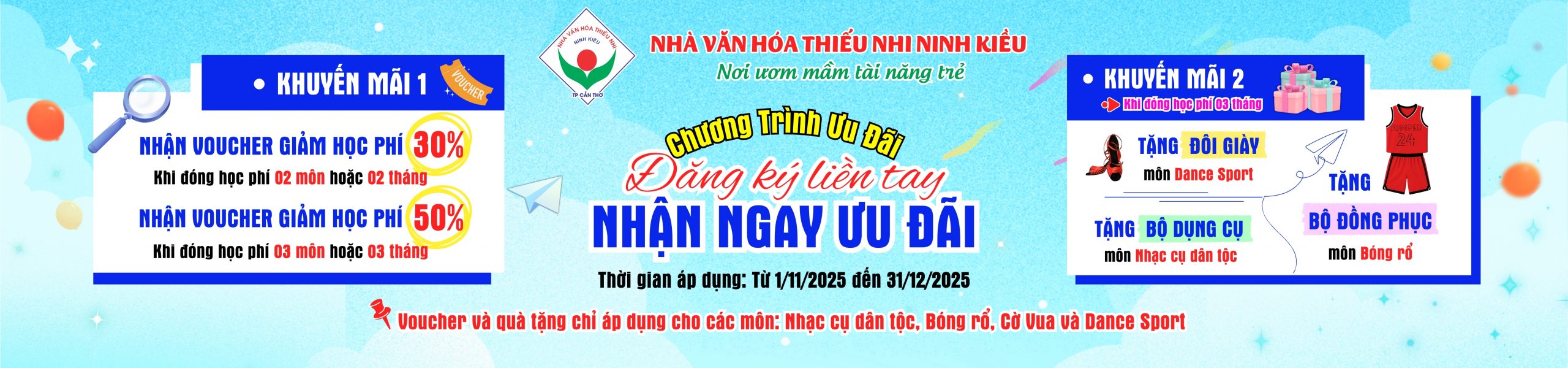 NHÀ VĂN HÓA THIẾU NHI QUẬN NINH KIỀU